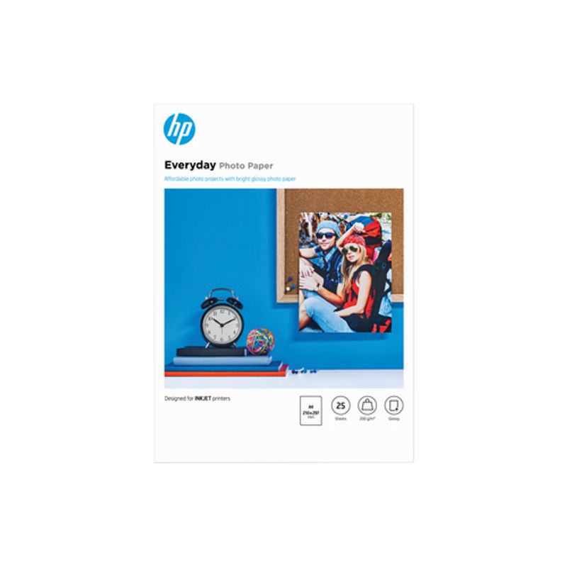 HP Everyday Photo Paper Fotopapir A4 (210 x 297 mm) 25ark Q5451A