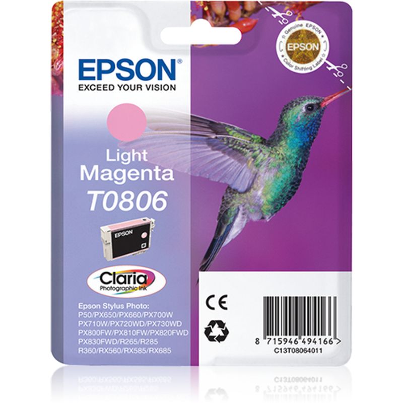 Epson T0806 Lys magenta