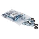 Intellinet Cage Nut Set, 20 Pieces Rack skruer, møtrikke og pakningsskiver Sølv – billede 1
