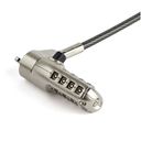 StarTech.com 6.5' (2m) Laptop Cable Lock, Nano Slot Compatible 4 Digit Combination Security Cable Lock, Serialized Anti-Theft Vinyl Coated Steel Cable Lock for Nano Slot Computer/Device - Nano Slot Laptop Lock (LTLOCKNANO) Sikkerhedskabelslås – billede 6