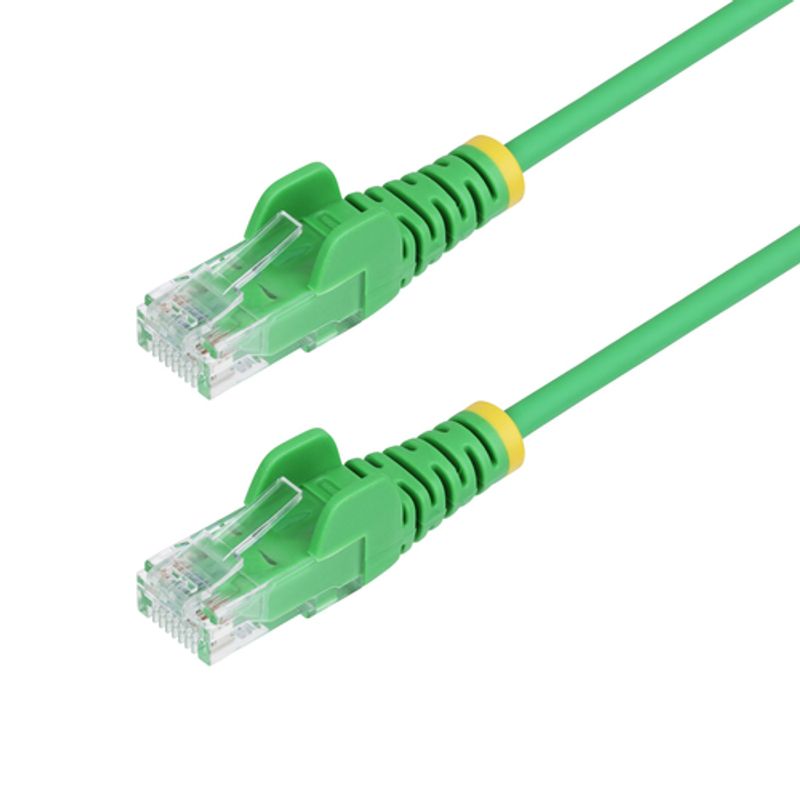 StarTech.com 10m Green Slim CAT6 Ethernet Cable, Snagless, 28AWG, LSZH CAT 5/5e/6 Ikke afskærmet parsnoet (UTP) 10m Patchkabel Grøn