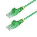 StarTech.com 10m Green Slim CAT6 Ethernet Cable, Snagless, 28AWG, LSZH CAT 5/5e/6 Ikke afskærmet parsnoet (UTP) 10m Patchkabel Grøn – billede 1