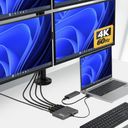 USB-C to Quad DP Adapter – billede 4