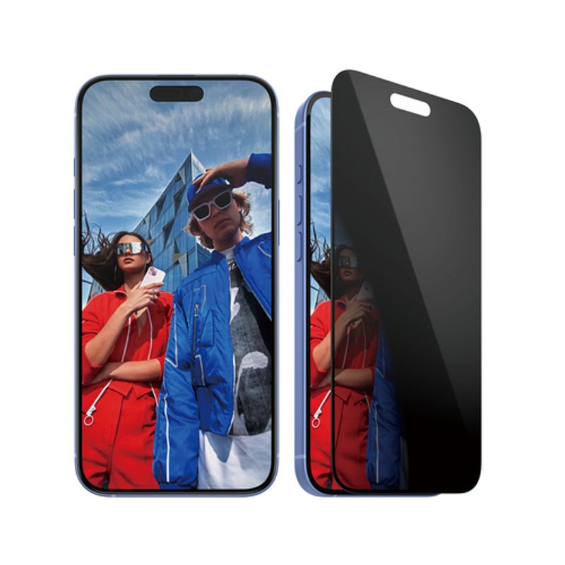 PanzerGlass Privacy Screen Protector Apple iPhone 16 Plus, 15 Plus | Ultra-Wide Fit