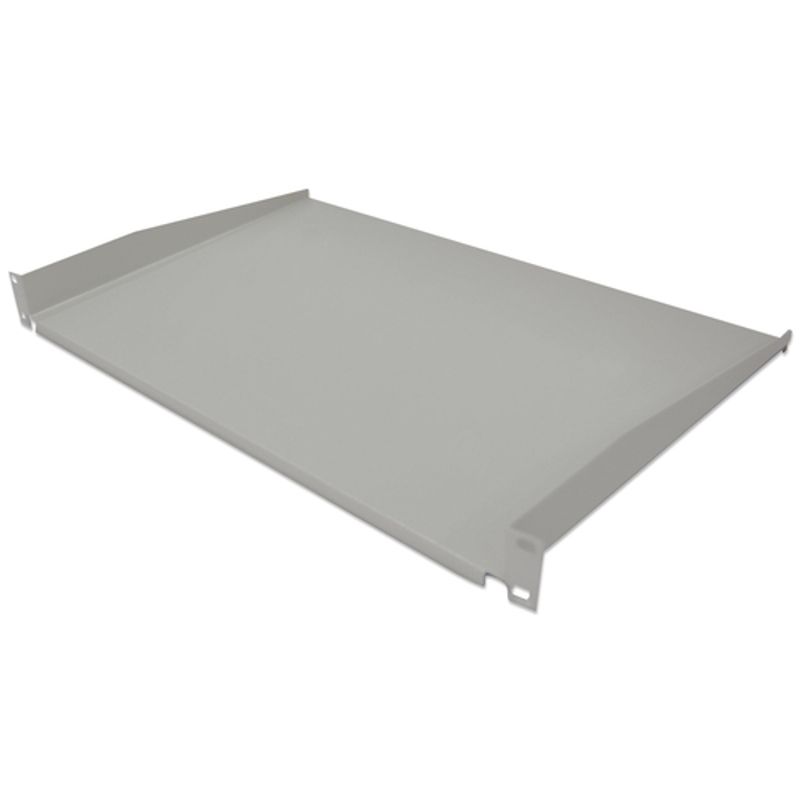 Intellinet 19 Cantilever Shelf, 1U, Shelf 300mm, Non-Vented, Grey Rackhylde Grå