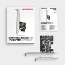 Axagon PCES-SJ2 interface-kort/adapter Intern SATA – billede 5