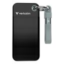 VERBATIM USB 3.2 Gen 2 256GB Pocket SSD, Black/Grey – billede 1