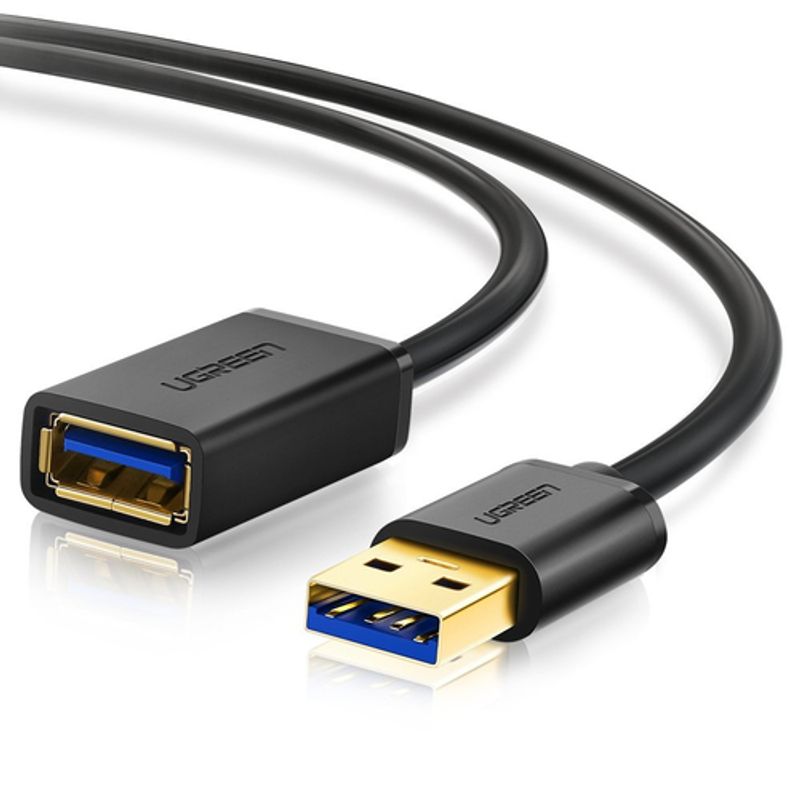 Ugreen USB forlængerkabel 2m Sort