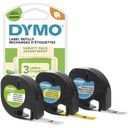 DYMO LetraTAG Starter Pack Etikette tape sæt (1,2 cm x 4 m) 3rulle(r) – billede 1
