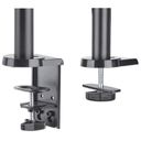 Manhattan TV & Monitor Mount, Desk, Full Motion (Gas Spring), 2 screens, Screen Sizes 10-27, Black, Clamp or Grommet Assembly, Dual Screen, VESA 75x75 to 100x100mm, Max 8kg (each), Lifetime Warranty Monteringssæt 2 LCD displays 17-32 – billede 5