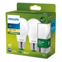 Philips LED-filament-lyspære 4W A 840lumen 2700K Varmt hvidt lys – billede 2