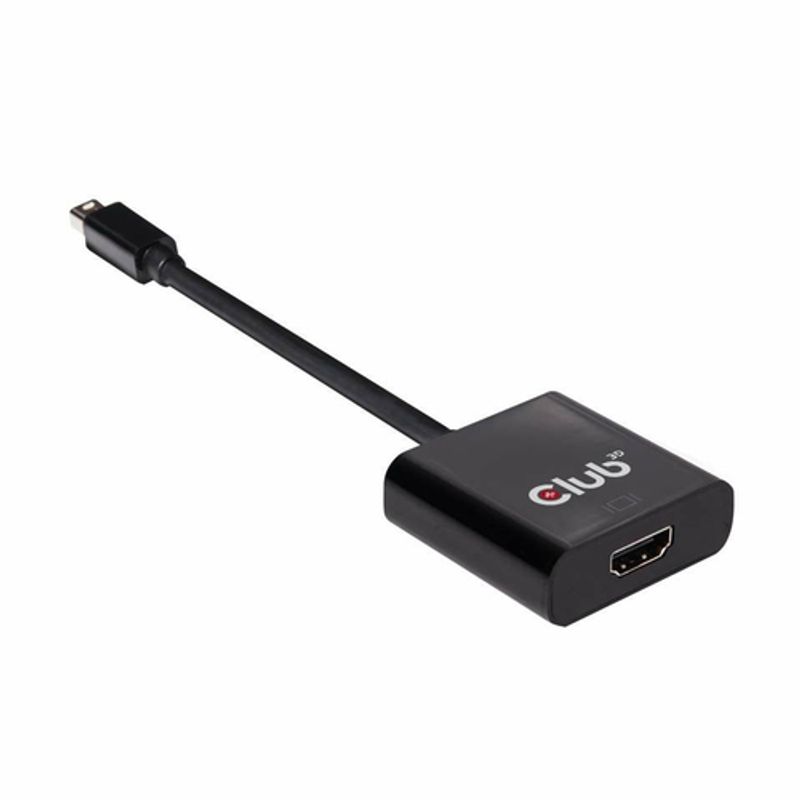 Club 3D CAC-2170 Mini DisplayPort 1.2 til HDMI 2.0 adapter Sort