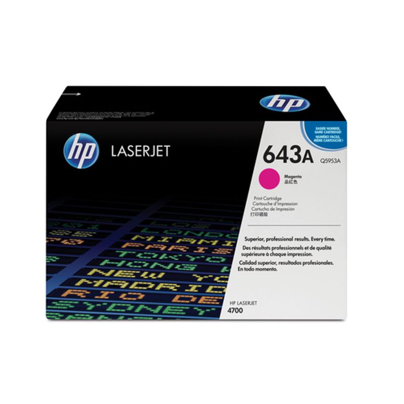 HP 643A Magenta 10000 sider Toner Q5953A