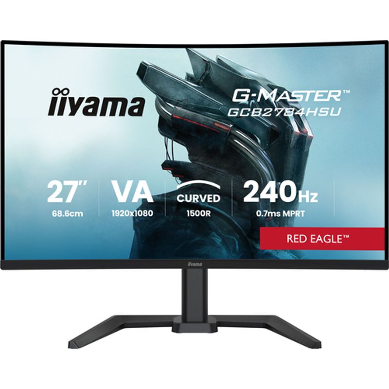 IJGCB2784HSU-B1 Red, VA FHD, 1500R, 240Hz, 2A