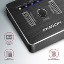 Axagon ADSA-M2C drev dockingstation USB 3.2 Gen 2 (3.1 Gen 2) Type-C Sort – billede 4