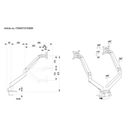 Multibrackets M VESA Gas Lift Arm Dual Side by Side Stativ 2 LCD displays 15-32 – billede 20