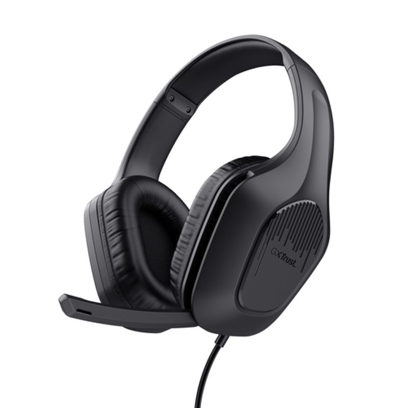 Trust GXT 415 Zirox Kablet Høretelefoner Sort