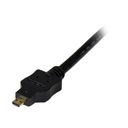 StarTech.com 2m Micro HDMI to DVI-D Cable - M/M - 2 meter Micro HDMI to DVI Cable - 19 pin HDMI (D) Male to DVI-D Male - 1920x1200 Video (HDDDVIMM2M) Videoadapterkabel 2m Sort – billede 2