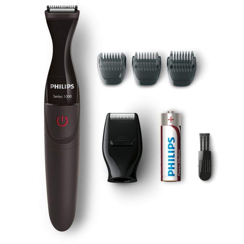 Philips Rød/sort Trimmer MG1100