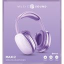 Cellularline Music & Sound Bluetooth Headphone MAXI 2 Purple – billede 2