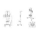 Multibrackets M Public Floorbase Basic 180 incl shelf & cameraholder – billede 27