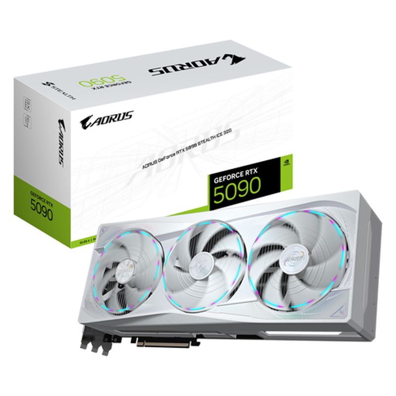 AORUS STEALTH ICE NVIDIA GeForce RTX 5090 32GB