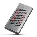 Axagon EEM2-20GD drev dockingstation USB 3.2 Gen 2 (3.1 Gen 2) Type-C Sort, Grå – billede 1