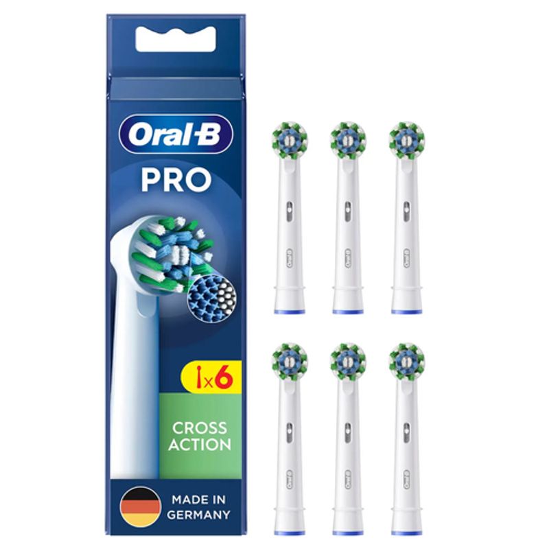 Glówka do Szczoteczki do Zebów Oral-B Pro Cross Action 6 Sztuk