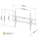 TECHly MOTION LED300 Monteringssæt Fladt panel 40-65 – billede 4