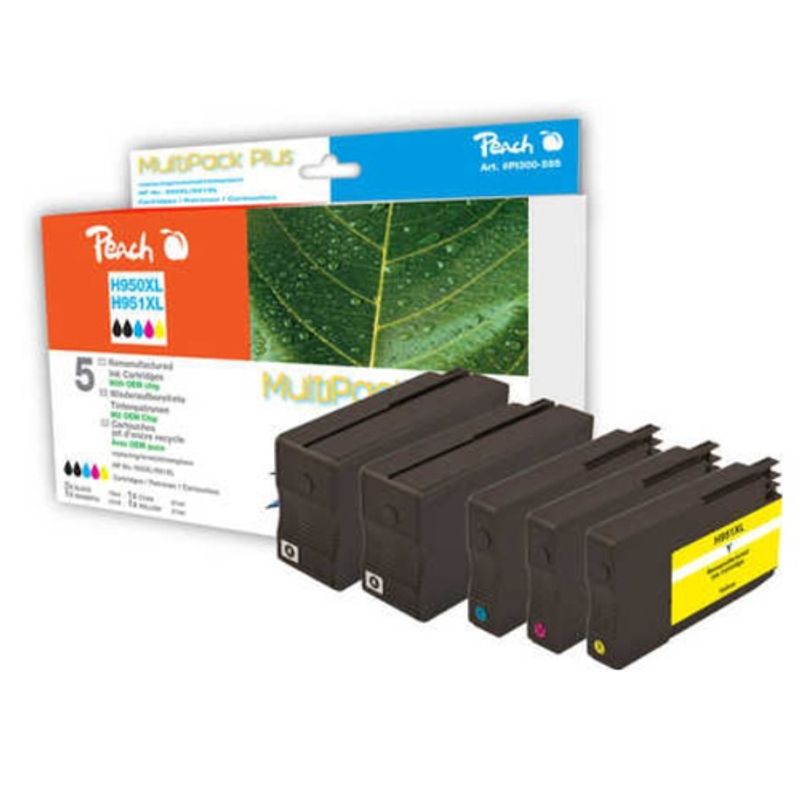 Peach Spar Pack Sort Gul Cyan Magenta