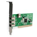StarTech.com 4 port PCI 1394a FireWire Adapter Card - 3 External 1 Internal FireWire PCI Card for Laptops (PCI1394MP) FireWire adapter PCI 400Mbps – billede 2