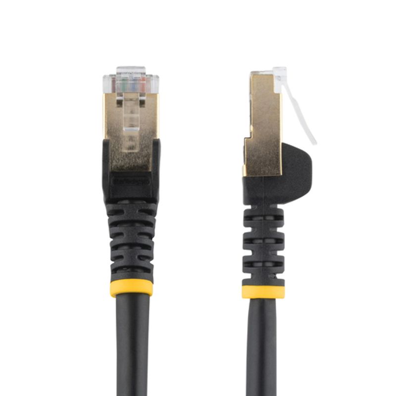 StarTech.com 7 m CAT6a Cable - 10 Category 6a Shielded Snagless RJ45 100W Patch Cord - 10GbE Black UL/TIA Certified CAT 6a Afskærmet parsnoet (STP) 7m Patchkabel Sort