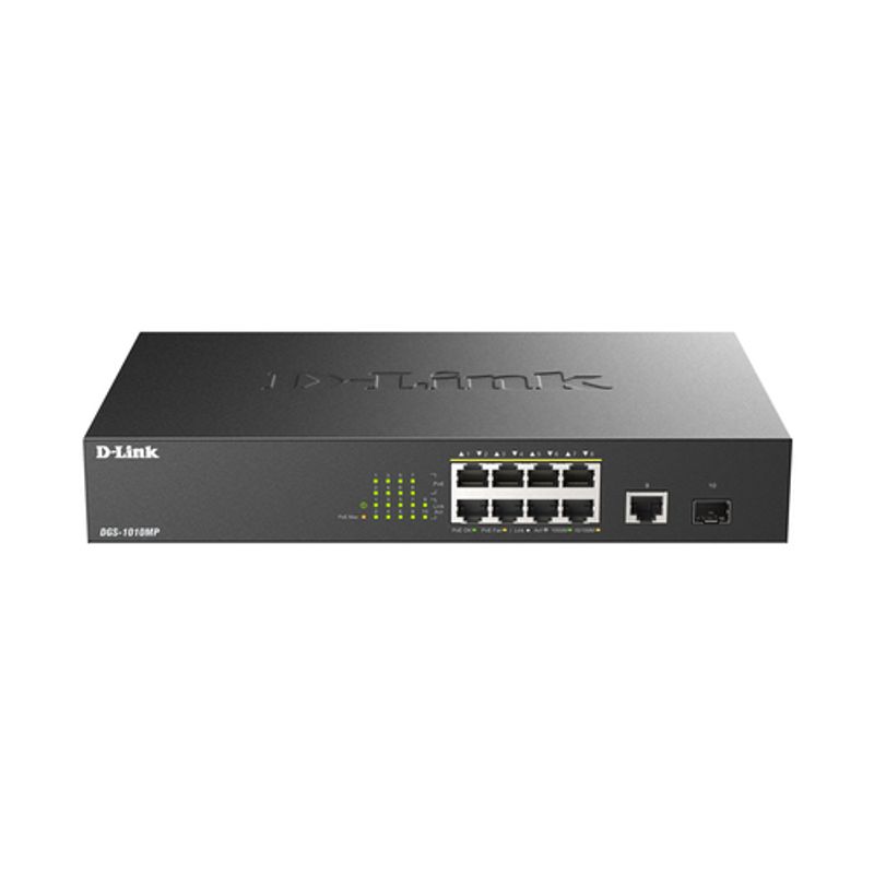 D-Link DGS 1010MP Switch 10-porte Gigabit Ethernet PoE+