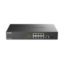 D-Link DGS 1010MP Switch 10-porte Gigabit Ethernet PoE+ – billede 1