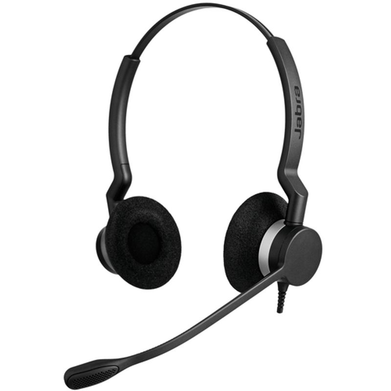 Jabra BIZ 2300 MS QD Duo Kablet Høretelefoner Sort