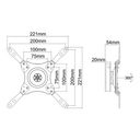 Multibrackets M VESA Wallmount 360 Monteringssæt LCD TV 15-40 – billede 12