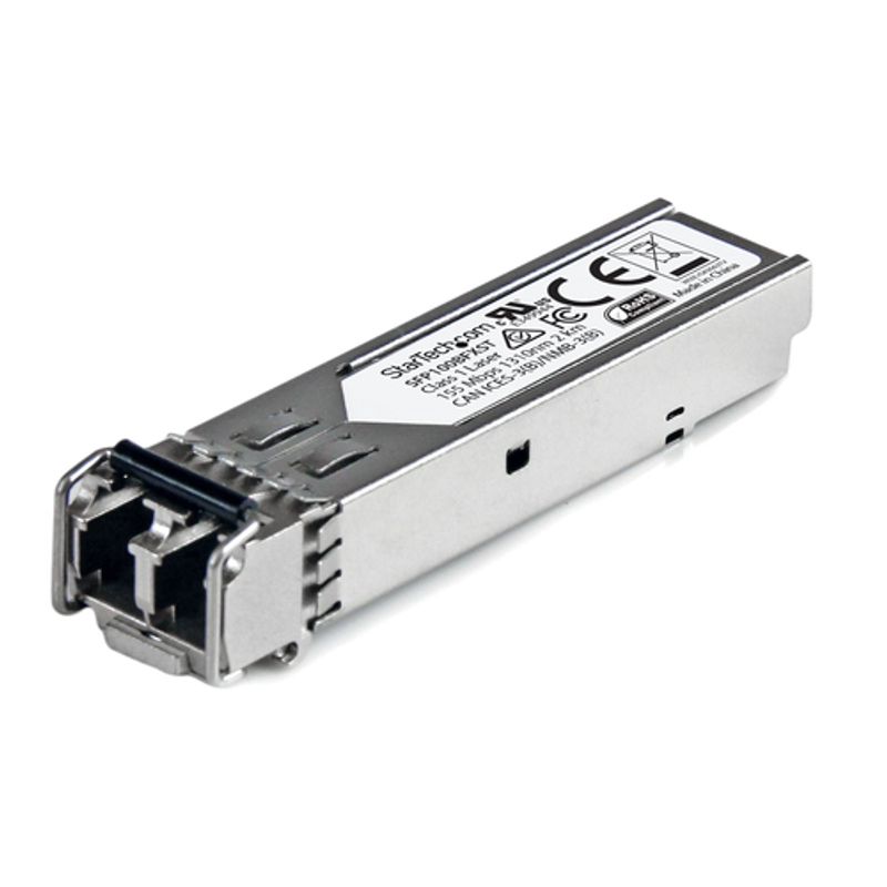 StarTech.com MSA Uncoded SFP Module - 100BASE-FX - 100Mb SFP 100MbE Multi Mode Fiber (MMF) Optic Transceiver Module - 2km DDM SFP (mini-GBIC) transceiver modul Fast Ethernet