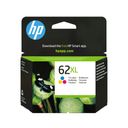 HP 62XL High Yield Tri-color Original Cyan, Magenta, Gul – billede 1