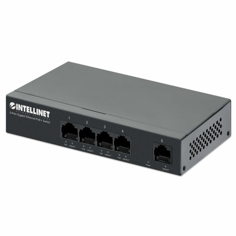 Intellinet 5-porte Gigabit Ethernet PoE+