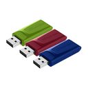 Verbatim Slider 16GB USB 2.0 Blå Grøn Rød – billede 13