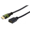 TECHly HDMI-forlængerkabel med Ethernet 1.8m Sort – billede 3