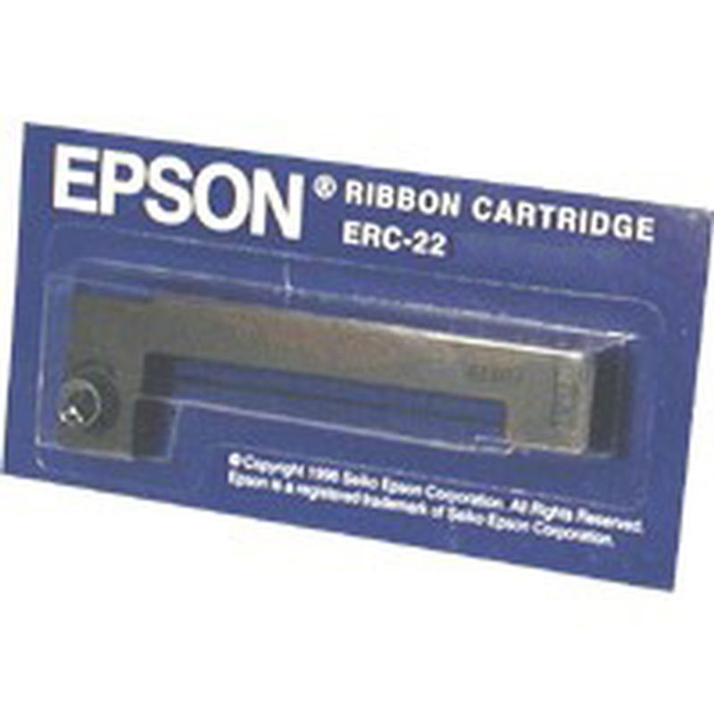 Epson ERC 22B Print-bånd Sort C43S015358