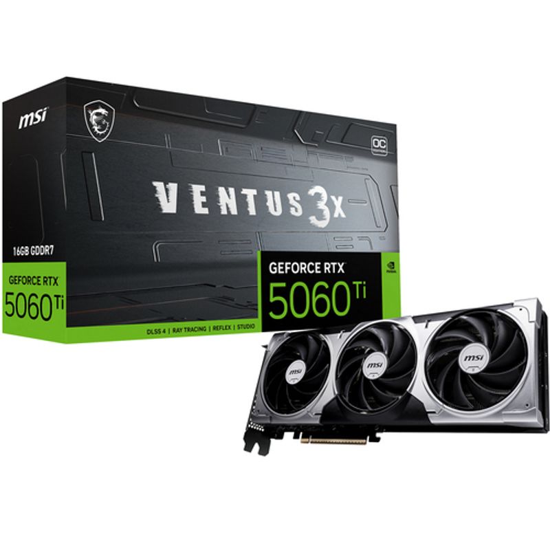 MSI GeForce RTX 5060 TI Ventus 3X OC 16 GB