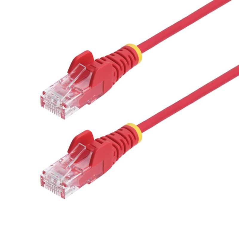 StarTech.com 5m Red Slim CAT6 Ethernet Cable, Snagless, 28AWG, LSZH CAT 5/5e/6 Ikke afskærmet parsnoet (UTP) 5m Patchkabel Rød