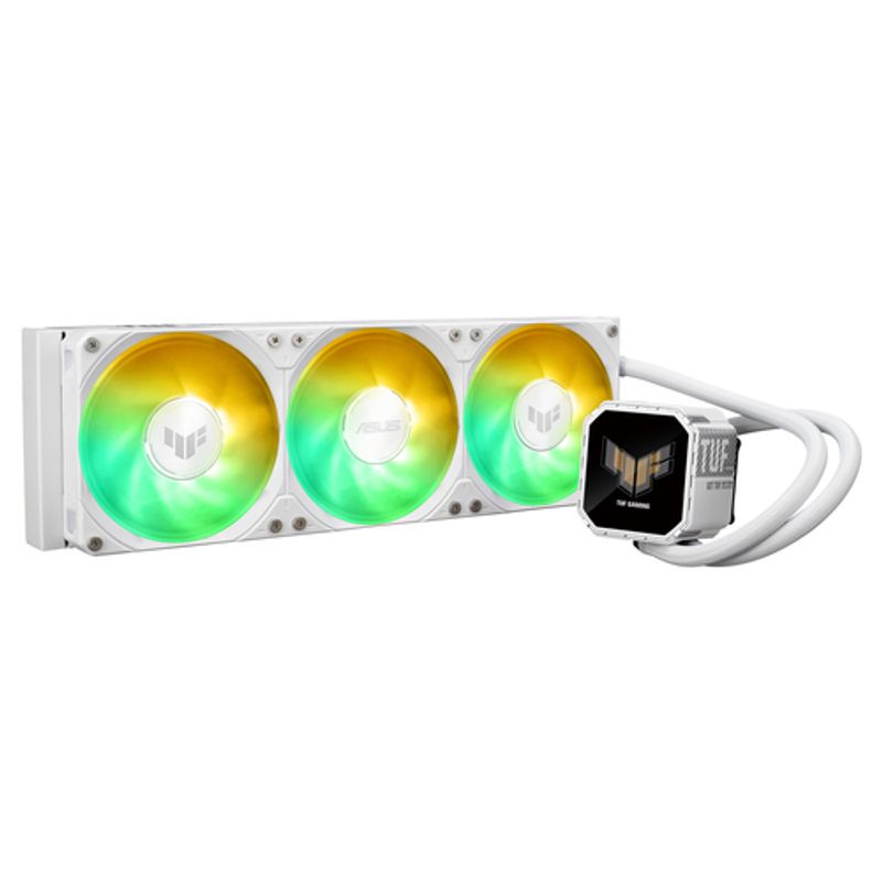 ASUS TUF Gaming LC III LCD Vandkøler 1-pack Hvid 120 mm