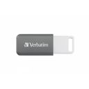 Verbatim DataBar 128GB USB 2.0 USB stick Grå – billede 1