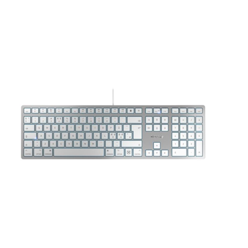 CHERRY KC 6000 SLIM Tastatur Saks Kabling Nordisk til MAC