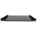 StarTech.com 1U Fixed Server Rack Mount Shelf, 12in Deep Steel Universal Cantilever Tray for 19 AV/Data/Network Equipment Rack Cage Nuts & Screws, 55lbs Weight Capacity, 12 Deep - 1U Network Rack Shelf (SHELF-1U-12-FIXED-S) Rackhylde Sort – billede 3