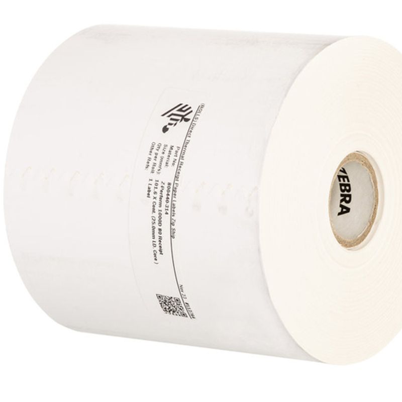 Zebra Z-Perform 1000D 80 Receipt Kvitterings etiketter (7,54 cm) Termo transfer