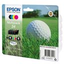 Epson 34 Multipack Sort Gul Cyan Magenta Blæk C13T34664020 – billede 1